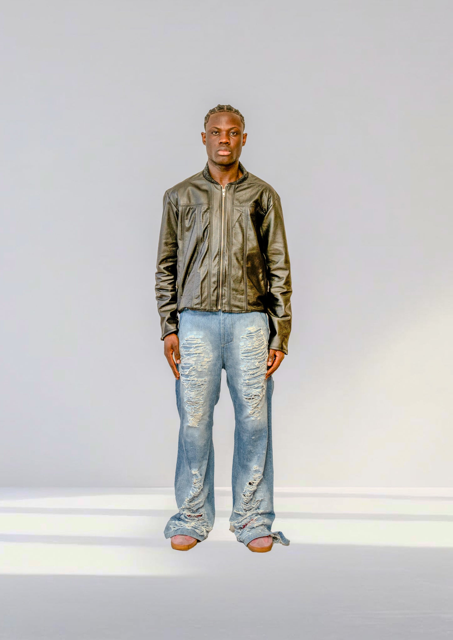 BLACK LEATHER JACKET